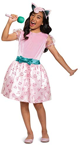 Pokemon Jigglypuff Costume Dress for Girls, Children's Character Outfit, Kids Size Small (4-6x) Pink
