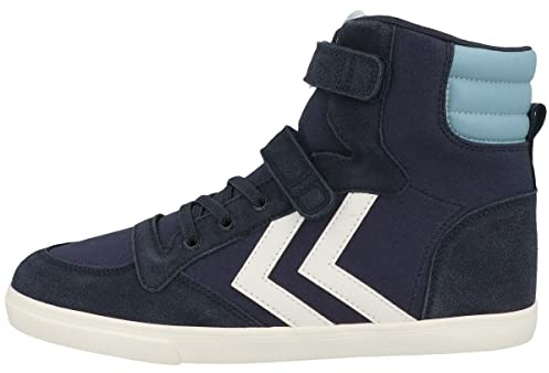 hummel Unisex Kinder Slimmer Stadil High Jr Sneaker, Iris Nero, 33 EU