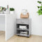 Voupuoda Rollschrank, Aktenschrank, Büroschrank, Lagerschrank, Beistelltisch, Standschrank, Betongrau 46x36x59 cm Spanplatte