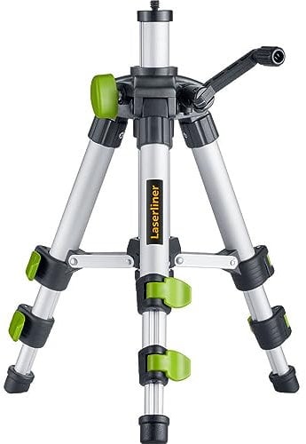 Umarex Laserliner VarioStand 080.22A Trépied compact 45 cm (léger + robuste ; pour laser avec filetage 1/4 ; 18-45 cm ; course de manivelle)