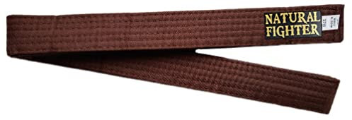 Cintura Karate Judo Aikido Taekwondo Belt per Arti Marziali in Cotone Basic (Marrone, 260.00)