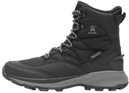 Kamik Herren Trek Ice Wanderstiefel, Schwarz (Black BLK), 42.5 EU