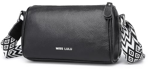 Miss Lulu Cross Body Bag Women Genuine Leather Ladies Handbags & Shoulder Bags Crossbody Bag with Adjustable Strap
