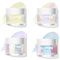 MKNZOME Gel Purpurina Cara Festival, 4 Piezas Purpurina Pelo Maquillaje Body Glitter Gel Brillo Líquido Sombra de Ojos para Uñas, Pelo, Maquillaje, Halloween, Cumpleaños, Niños
