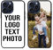 EKAM Personalised Phone Case For Apple iPhone 15 Pro Max, Personalised Image/Picture/Photo Custom Design PC + Soft TPU Rubber Phone Case for iPhone 15 Pro Max - 6.7 Inch Black