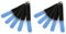 MUSIC STORE Kabelklett MkII, Blau, 16 cm, 10er-Pack, Ideal für Musik- und Audioequipment, Kabelorganisation, ACC0008878-000