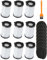 18 Pezzi Filtro di Ricambio Compatibile con Aspirapolvere MOOSOO D600 e D601 e Aspirapolvere Ariete Handyforce 2761 e 2759, Accessori 9 Filtri di Ricambio e 9 Filtri in Schiuma