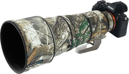 Rolanpro Housse de protection étanche pour objectif Sony FE 300 mm F2.8 GM OSS Housse de protection pour Sony 300f2.8 Housse de pluie - #27 Jungle Camo étanche