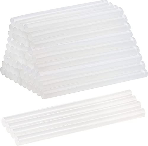 Hot Glue Sticks -7mm X 100mm Glue Gun Sticks, Hot Glue Gun Sticks for DIY Hobby Craft General Repairs, Home Decoration and Gluing Projects (50 Pack)
