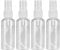 4 Pcs Transparent Spray Bottles,20ml Fine Mist Spray Bottle,PET Plastic Travel Spray Bottle,Mini Spray Bottle Refillable Empty Spray Bottle with Flip Caps,for Traveling Make-Up Skincare Cleaning