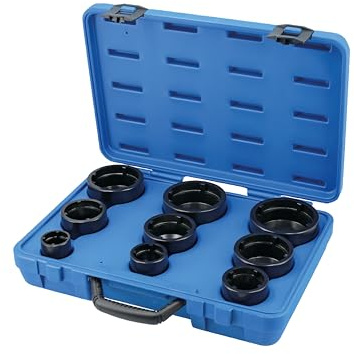 Laser 8913 Internal KM Lock Nut Socket Set - 9pc