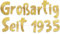 Glitzer-Banner mit Aufschrift Großartig Seit 1935, Party-Dekorationen und Zubehör für 90. Geburtstag