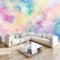 JEDTAKCT Fototapete Farbverlauf Aquarell 400X280Cm - Seidetapete - Wandtapete - Abstrakt Ozean Art Fototapete - Wand - Wandbilder Schlafzimmer Wohnzimmer Bildtapete Foto Tapete