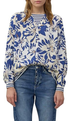 s.Oliver Verkürzte Streifenbluse mit Kontrast-Details