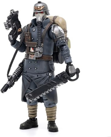 GWTCTOY JoyToy 40K Originallizenz 1:18 Actionfigur, Astra Militarum Death Korps of Krieg Veteran Squad Sergeant