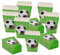 24 Pack Football Popcorn Boxes CHUNLINLAODA Football Candy Boxes Popcorn Bags Cartoon Paper Candy Containers Popcorn Cups Party Bag Treat Boxes for Birthday Party Football Theme Party (green)