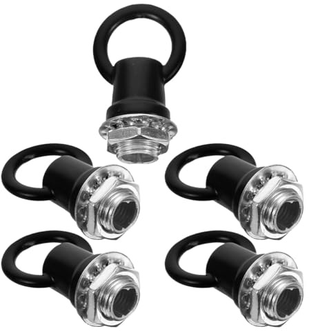 Levemolo Anneaux Métal à Suspendre Lot de 5 Écrous Filetés M10 pour Chaîne de Luminaires Suspendus Convient aux Plafonds Hauts et Fixations Lustre Plafond