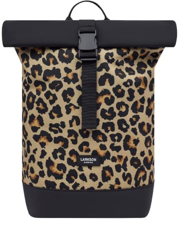 LARKSON Rucksack Damen & Herren Leo - Janne Small - Rolltop Rucksack mit Laptopfach für Uni, Arbeit, Reise & Fahrrad - Backpack Tagesrucksack Klein - Wasserabweisend