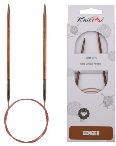 KnitPro Ginger Fixed Circular Needles 24 (60cm) | 3.00mm