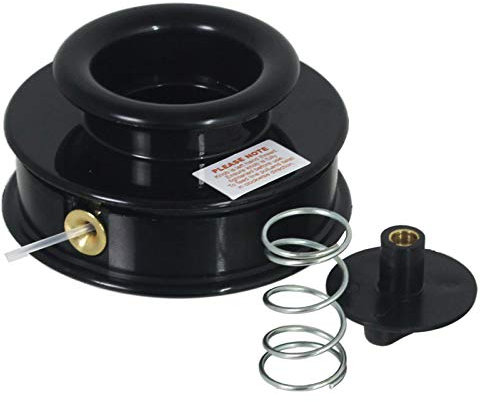 Spares2go - Cabezal de Alimentación Manual Universal de 2 Líneas, Repuesto Recambio Cabezal de Cadena para Desbrozadora