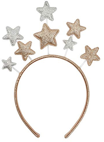 Lurrose Star Headband Christmas Hairband Cute Star Hair Hoop Xmas Hair Accessories Happy New Year Headband for Party Festival Holiday Birthday