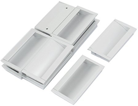Aexit 90mmx47mm Furniture Fittings Cabinet Rectangular Flush Recessed Pull Handle 10pcs (f0604e5d6c947b59558849d95f767644)