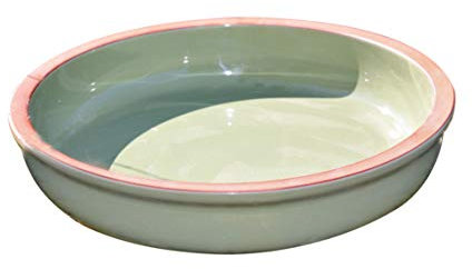 Everything Wildlife Bird Bath Ceramic - Green