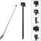 AuyKoo 106/2.7M Long Carbon Fiber Selfie Stick for Go Pro, Extendable Handheld Pole Monopod for Hero 12 11 10 9 8 7 6 5 Black DJI OSMO Action Camera Insta 360 Cam & Other Action Cameras