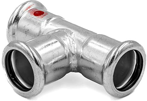SANHA-Therm (Serie 24000) C-Stahl Pressfittinge SA, V, M-Profil T-Stück (28)