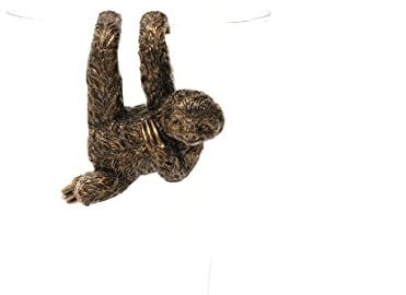 Pot Buddies Handmade Three Toed Sloth Figure Plant Pot Hanger - Decorative Hanging Garden Ornament - Flower Planter Figurine