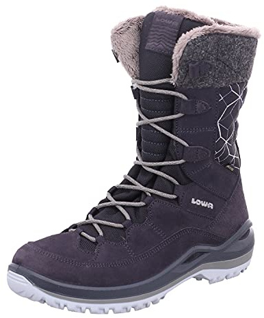 LOWA W Barina Iii GTX Blau - Gore-Tex Wasserdichter gefütterter Damen Gore-Tex Winterstiefel, Größe EU 39 - Farbe NAV