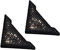 Auto Anti-Kollisionsschutz,Asudaro 2St Kratzfeste Auto Tür-Eckabdeckungen Bling Bling Türkantenschutz Autotür Kantenschutz Car Bumper Corner Protector Door Guard Cover Anti-Scratch Sticker,Schwarz