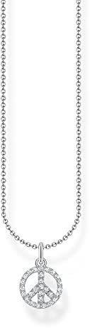 Thomas Sabo Kette Peace silber vergoldetes Silber KE2175-051-14