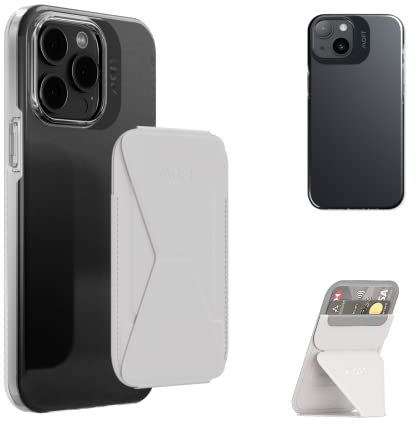 MOFT Magnetische iPhone Hulle fur iPhone 14Pro Max，Wallet & Stander Snap Set，3 Kartenhalter，3 WinkelStander，Fallschutz,Kratzfest