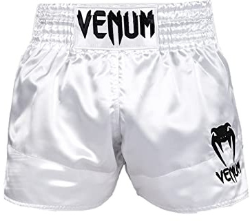 Venum, Classic Muay Thai Shorts, Men's, S, White/Black