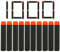 1000 Pfeile für Nerf Elite 2.0, 7.2cm Pfeile Refill Bullets, Ersatzpfeile Munition Foam Darts kompatibel mit Nerf Hasbro Fortnite (Schwarz)