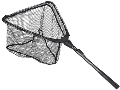 Épuisette de pêche télescopique de 59 cm pour pêche à la carpe et à la truite