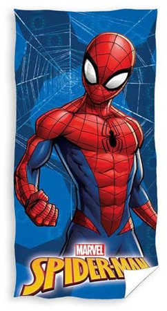 Spiderman Action Handtuch aus 100 % Baumwolle – Kinder-Badetuch – ultraweiches & großes Handtuch für Mädchen & Jungen – Kleinkind-Strandtücher für Schwimmen, Dusche, Pool und mehr – niedliches Thema