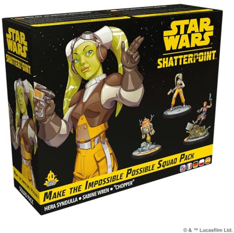 Atomic Mass Games | Star Wars: Shatterpoint - Make The Impossible Possible (Squad Pack) | Tabletop Miniatures Game | Ages 14+ | 2 Players | 90 Minutes Playing Time