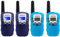Retevis RT388 Walkie Talkie Kinder,Funkgeräte Kinder Langstrecken Taschenlampe,Spielzeug ab 4-12 Jahre,Geschenke Junge Mädchen für Familienspiel, Radtouren, Ausflug(1 Paar, Blau Dunkelblau)