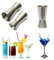 Chabrias Ltd Stainless Steel 25/50 ml Measure Jigger Bar Craft Dual Spirit Measure Cup Peg Measuring Cup for Bar Party Wine Cocktail Shaker (2, Silver)