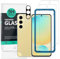 Ibywind 2 Pezzi Vetro Temperato per Samsung Galaxy S25 5G,con 1 Pezzo Pellicola Fotocamera,Pellicola posteriore da 1 pezzo,Anti Graffio,Pellicole Protettive con Durezza 9H