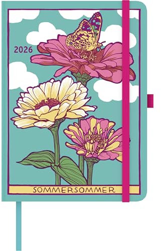 teNeues - Kat Menschik – Notizkalender - Blumen 2026 | Kalender & Notizbuch 16x22 cm mit Illustrationen für Kreative, Kunstliebhaber & Blumenfans