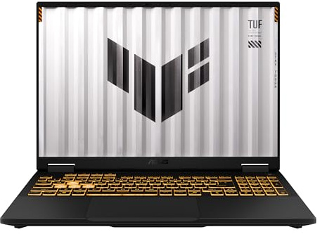 ASUS Computer portatile da gioco TUF Gaming F16 (2025), display FHD+ 165Hz IPS 16:10, processore Intel Core i7 14650HX, NVIDIA GeForce RTX 5050, 16GB DDR5, SSD PCIe Gen4 da 1TB, Wi-Fi 6E, Windows 111
