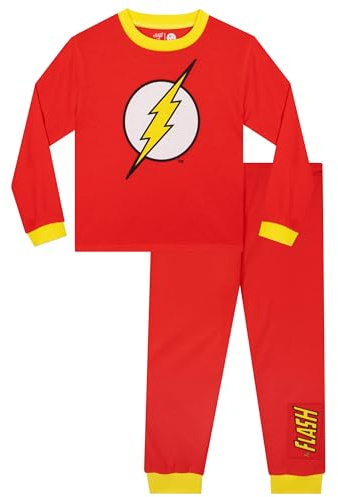 DC Comics Batman Pjs, Superhero Boys Pyjamas, The Flash Kids Pyjamas, Long Sleeve Boys' Pyjama Sets