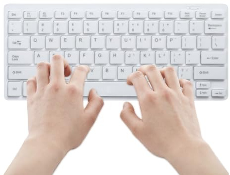 for Tablet | Compact Quiet,Ultra-Slim Portable Typing Device, Typer USB | Keypad for Men Women, Office CAF Wanderlusts As It Fits In Small Spaces. Lightwee Travel, Tablet