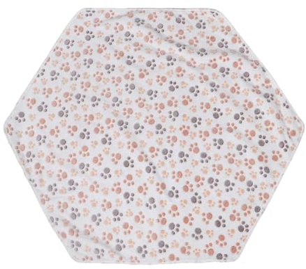 Waschbare, Saugfähige Welpen Trainingsunterlage für Hunde, Hexagonal | Korallenvlies, Wiederverwendbar, Bodenschutz für Boxen, Drinnen und Unterwegs, Winter, Haustier