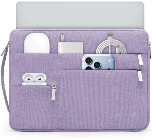 HYZUO 13 Inch Laptop Case Sleeve Bag for MacBook Pro/Air 13 M5,Lilac Purple | for MacBook Air 13 A3449 M5-M1 2026-2018, MacBook Neo 13, MacBook Pro 13 M2 M1 2026-2016, iPad Air/Pro 13,Surface Pro,XPS 13