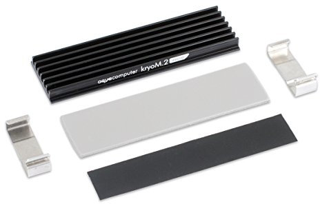 Aquacomputer kryoM.2 micro Passive cooler for M.2 2280 SSD, black