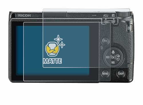 BROTECT Entspiegelungs-Schutzfolie für Ricoh GR III 2019 R02010 / GR III HDF (2 Stück) Matte Displayschutz-Folie, Anti-Reflex, Anti-Fingerprint